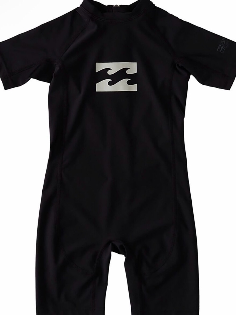 NWOT Billabong Toddler Black Short-Sleeve One-Piece Rashguard